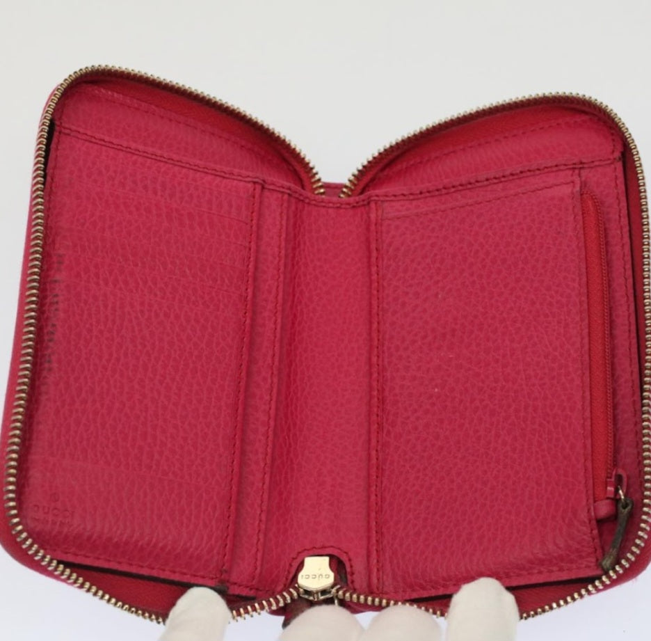 Gucci Swing Zip Wallet Fuchsia