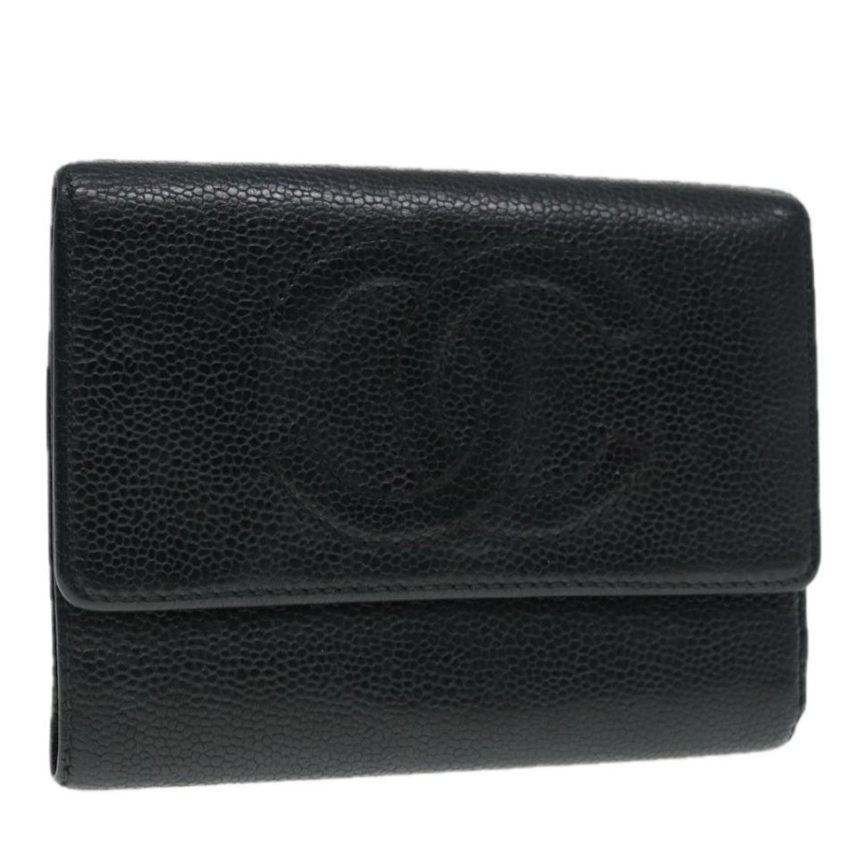 Chanel CC logo Trifold Wallet