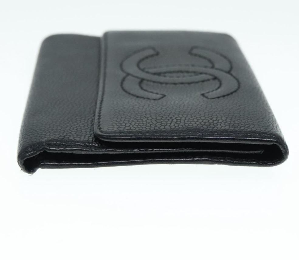 Chanel CC logo Trifold Wallet