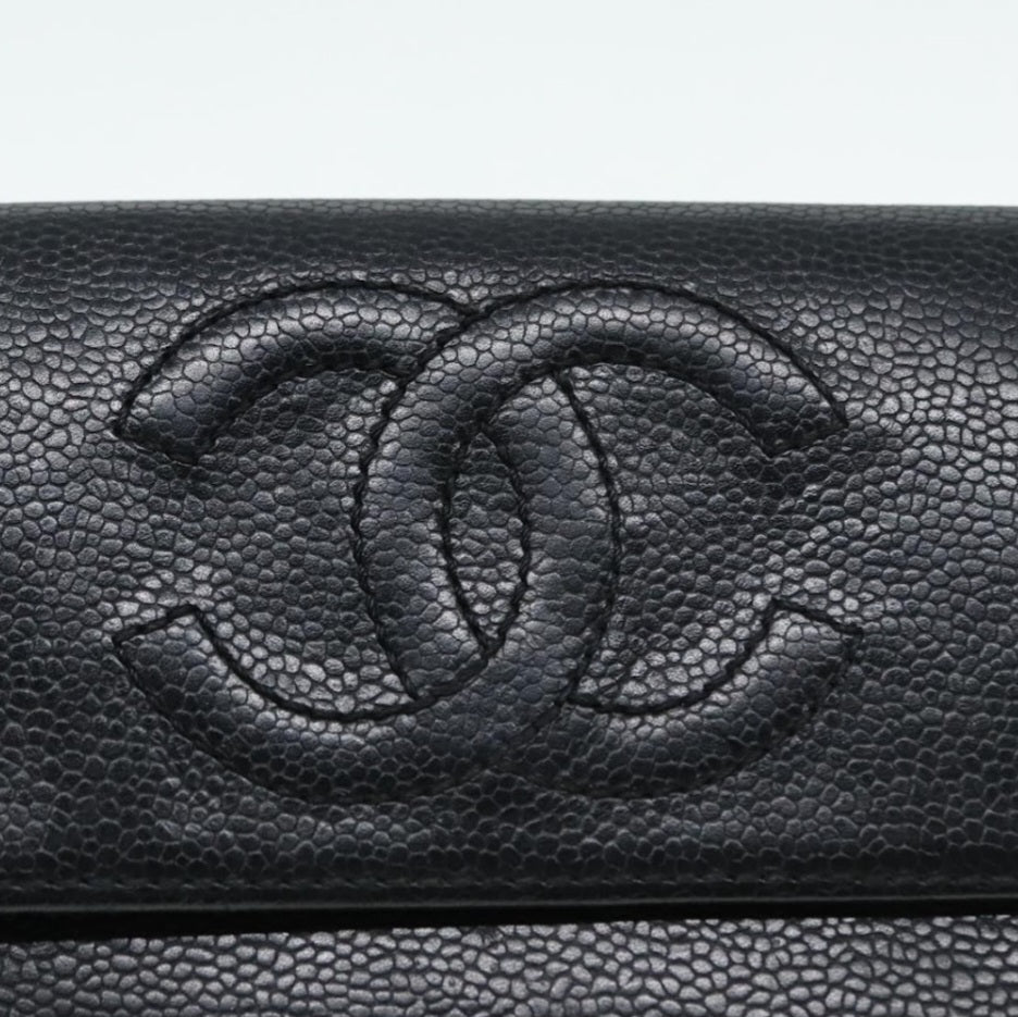 Chanel CC logo Trifold Wallet