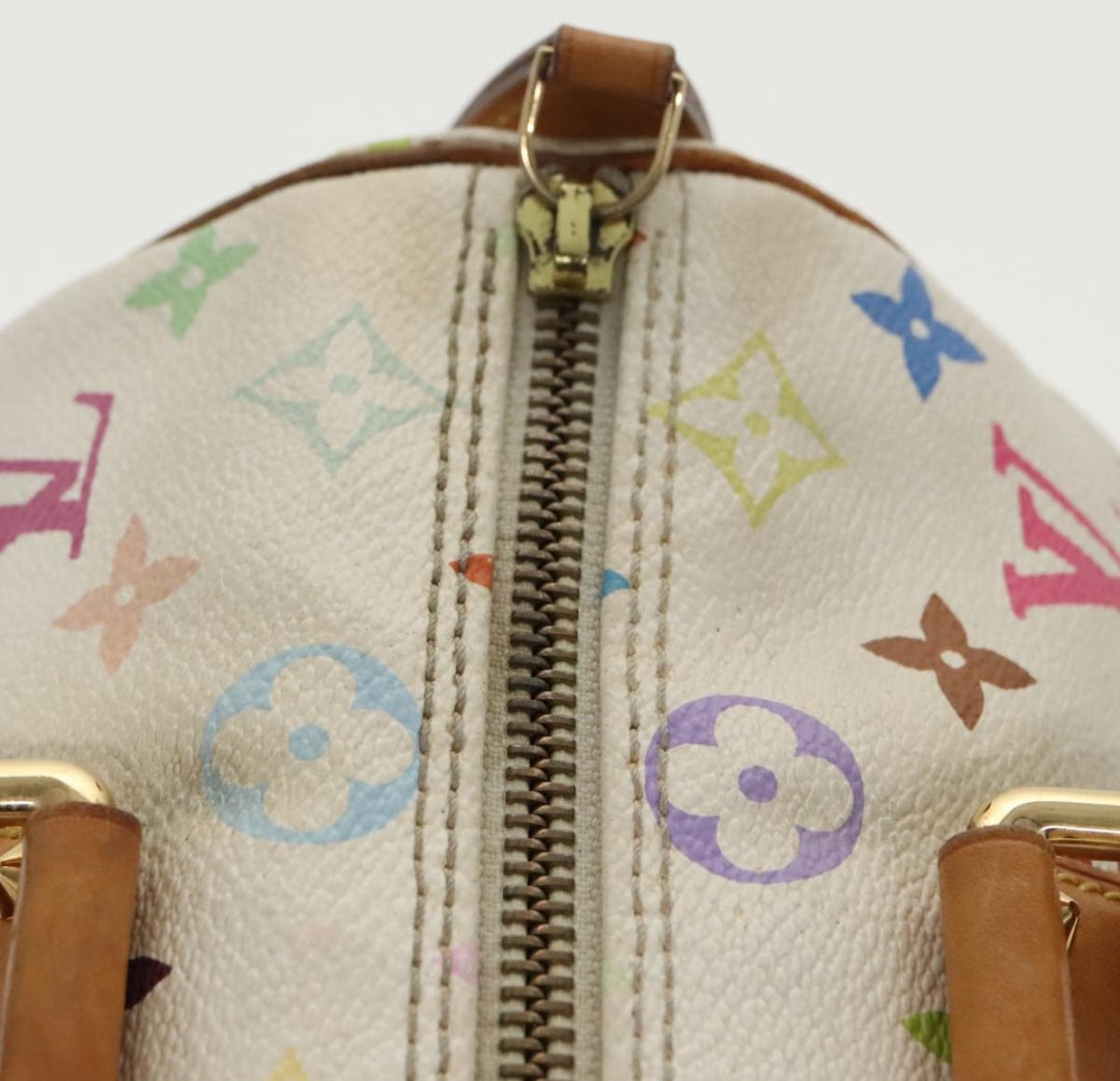 Louis Vuitton Speedy 30 Multicolor White