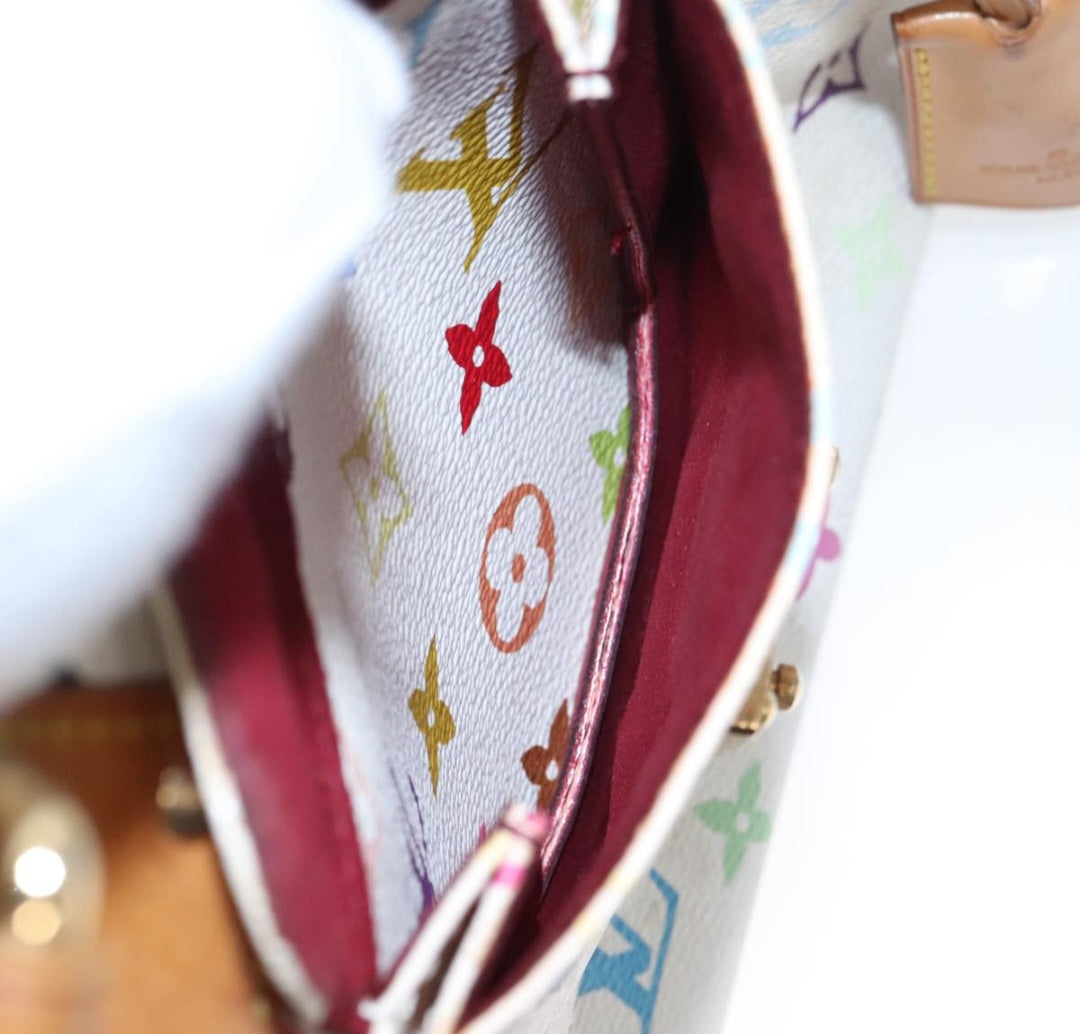 Louis Vuitton Speedy 30 Multicolor White